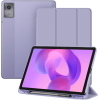 COVER PER TABLET Lenovo Idea Tab 11 Pollici 2025 (Modello TB-336ZU/TB-336FU) con Portapenne, Sottile Leggero Custodia Posteriore Opaca Traslucida Case con Auto Sveglia/Sonno, Lilla Viola